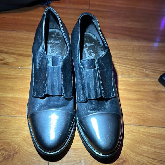 Excellent condition, Woman’s Italian Luca Grossi heeled leather boots. size 38 - Picture 3 of 11